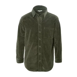 LIVING CRAFTS Cordjacke PIET Dunkelgrün/Grün