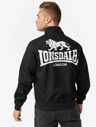 Lonsdale Winterjacke ACTON (1-St) Schwarz/Rot/Dunkelrot