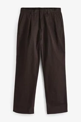 Next Stoffhose EDIT Hose Dunkelbraun/Braun/Khaki/Dunkelrot