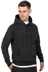 Reichstadt Kapuzenpullover Casual Basic Hoodie (23RS034) Schwarz