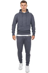Reichstadt Kapuzenpullover Casual Basic Hoodie (23RS034) Anthrazit