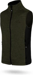 Fleecejacke Herren Strick-Fleeceweste Shamattawa Winterweste mit Seitentaschen und Neopren - rmellose Strickweste