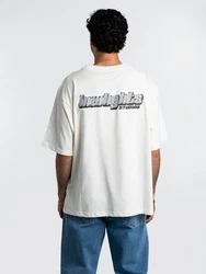 Low Lights Studios T-Shirt Sanded Logo Weiß/Beige/Creme