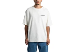 Low Lights Studios T-Shirt Sanded Logo Weiß/Beige/Creme