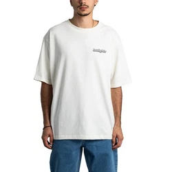 Low Lights Studios T-Shirt Sanded Logo Weiß/Beige/Creme
