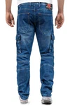 Cipo & Baxx Bikerjeans Biker Hose BA-CD798 Blau