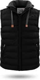 Steppweste Herren Winter-Steppweste Nanaimo Wattierte Winterweste - winddichter Bodywarmer Weste mit Kapuze