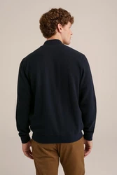 WE Fashion Cardigan Dunkelblau/Blau
