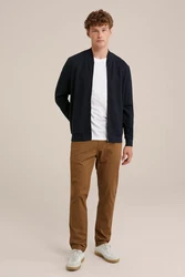 WE Fashion Cardigan Dunkelblau/Blau