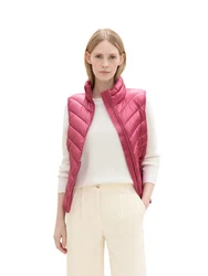 TOM TAILOR Steppweste Regular Fit Rosa/Lila