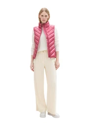 TOM TAILOR Steppweste Regular Fit Rosa/Lila