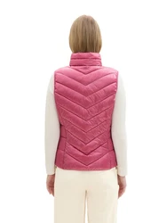 TOM TAILOR Steppweste Regular Fit Rosa/Lila