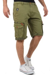 Geo Norway Shorts Kurze Cargo Hose baparento Men Kaki