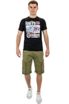 Geo Norway Shorts Kurze Cargo Hose baparento Men Kaki