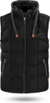 normani Steppweste Tropez Herren Outdoor Schwarz/Dunkelgrau