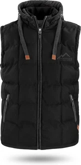 normani Steppweste Tropez Herren Outdoor Schwarz/Dunkelgrau