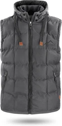 normani Steppweste Tropez Herren Outdoor Dunkelgrau/Hellgrau/Grau/Schwarz