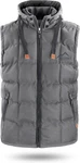 normani Steppweste Tropez Herren Outdoor Dunkelgrau/Hellgrau/Grau