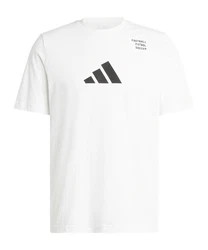 adidas Performance T-Shirt Football Category Logo schwarz/wei