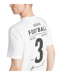 adidas Performance T-Shirt Football Category Logo schwarz/wei