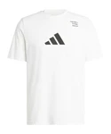 adidas Performance T-Shirt Football Category Logo schwarz/wei