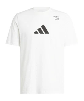 adidas Performance T-Shirt Football Category Logo schwarz/wei