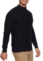 Indicode Strickjacke Marland Schwarz/Dunkelgrau