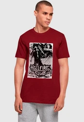 ABSOLUTE CULT T-Shirt Herren (1-tlg) Dunkelrot/Lila/Rot