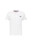 Alpha Industries T-Shirt Signature Puff Print BP T Weiß/Creme/Schwarz