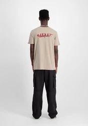 Alpha Industries T-Shirt Signature Puff Print BP T Khaki/Beige