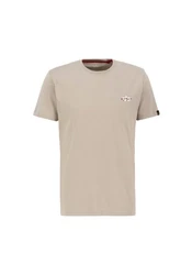 Alpha Industries T-Shirt Signature Puff Print BP T Khaki/Beige