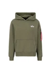 Alpha Industries Hoodie Signature BP Dunkelgrün/Khaki