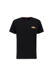 Alpha Industries T-Shirt Puff Print Logo Schwarz/Dunkelblau