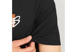 Jack & Jones T-Shirt JJTILEY Orange/Schwarz