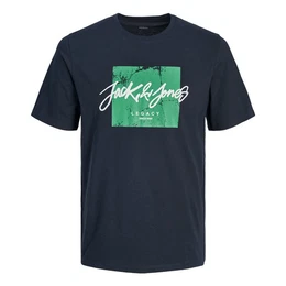Print-Shirt Tiley T-Shirt Crew Neck mit groem Markenprint