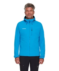 Mammut Softshelljacke Ultimate Comfort SO Hooded Jacket Men glacier blue