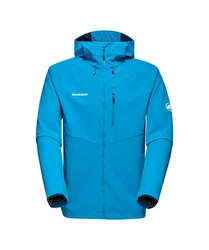 Mammut Softshelljacke Ultimate Comfort SO Hooded Jacket Men glacier blue