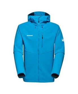 Mammut Softshelljacke Ultimate Comfort SO Hooded Jacket Men glacier blue Mammut Softshelljacke Ultimate Comfort SO Hooded Jacket Men glacier blue