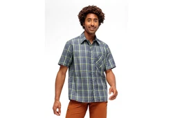Maier Sports Outdoorhemd MAURO Grau/Blau/Türkis/Grün