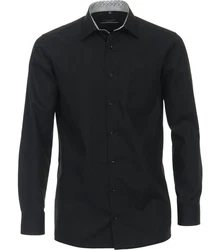 VENTI Unterhemd Regular Fit Schwarz