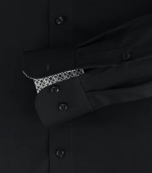 VENTI Unterhemd Regular Fit Schwarz