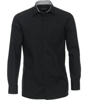 VENTI Unterhemd Regular Fit Schwarz