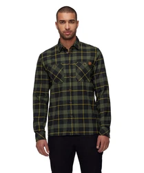 Mammut Alvra Longsleeve Shirt Men Dunkelgrün/Grün