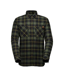 Mammut Alvra Longsleeve Shirt Men Dunkelgrün/Grün