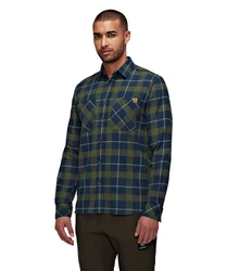 Mammut Alvra Longsleeve Shirt Men Grün/Dunkelgrün/Türkis