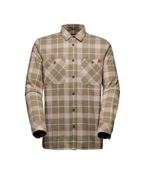 Mammut Alvra Longsleeve Shirt Men Beige/Braun/Khaki
