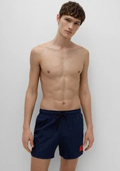 HUGO Badeshorts DOMINICA Hellblau/Dunkelblau/Grau/Blau