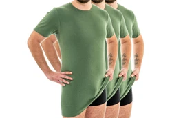 HERMKO Unterziehshirt (3847) Dunkelgrün/Grün