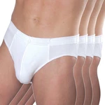 HERMKO Slip 8300 4er Pack Herren Sportslip Creme/Weiß