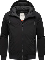 Ragwear Winterjacke Maddy Outdoorjacke mit Kapuze Schwarz/Dunkelgrau/Grau